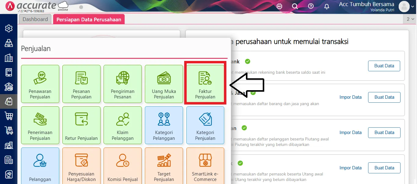 Cara membuat transaksi konsinyasi